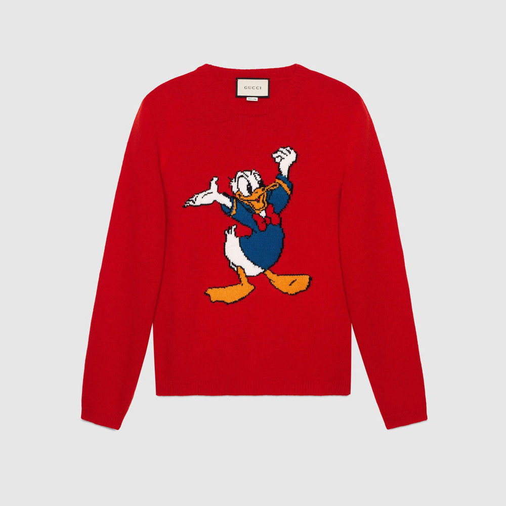 A Donald Duck crewneck sweater 